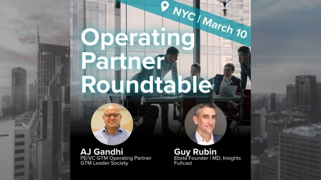 PE/VC Roundtable on Sales Productivity + Breakfast (NYC)